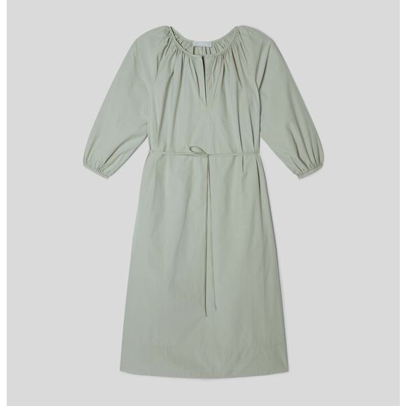 Everlane The Raglan Sleeve Poplin Dress - S - Seagrass - Picture 1 of 6